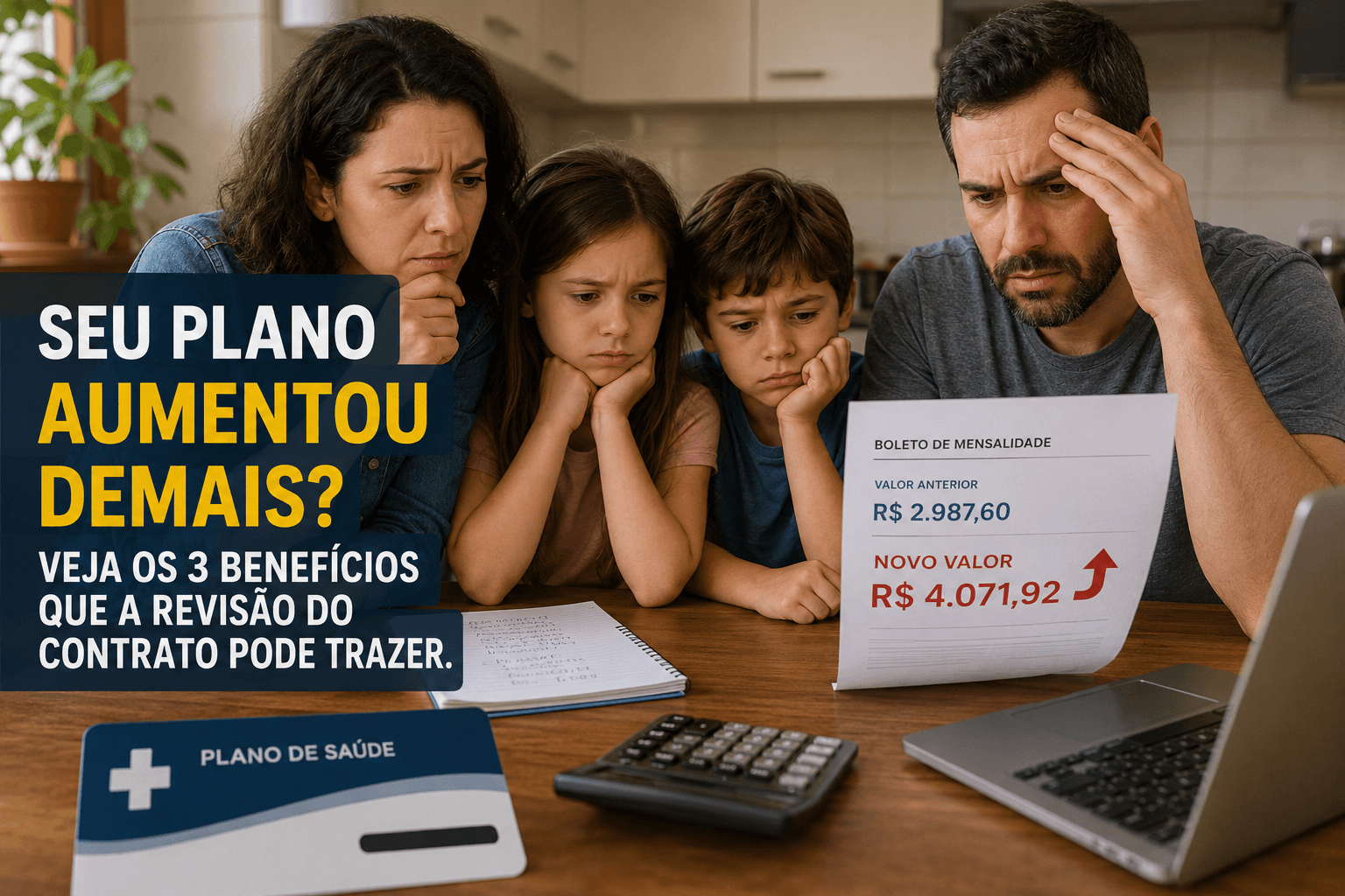 Plano de saúde pelo CNPJ da família: quais benefícios podem ser obtidos com a revisão do contrato na justiça?