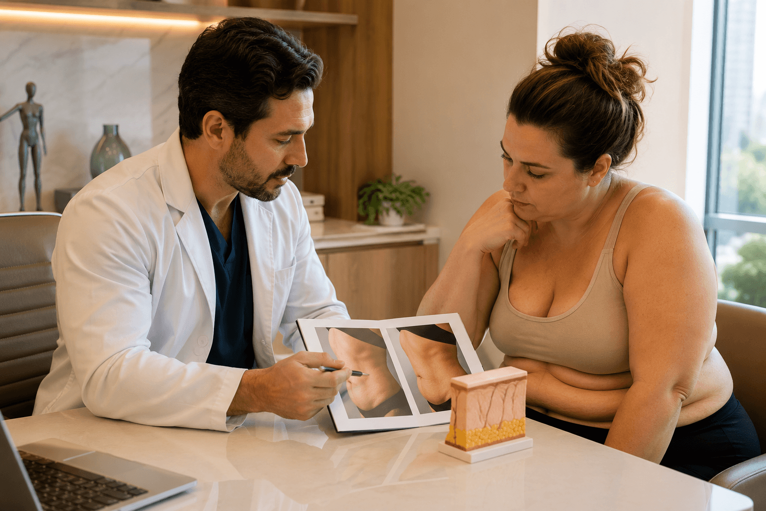 O plano de saúde pode dizer que a cirurgia reparadora pós-bariátrica é apenas estética?